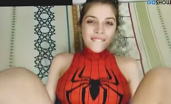 Superwoman Pleasures Man with Blowjobs and Sexual Delights